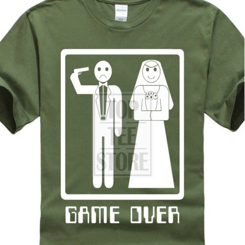 Pánské stylové tričko Game Over - Xxxl, White