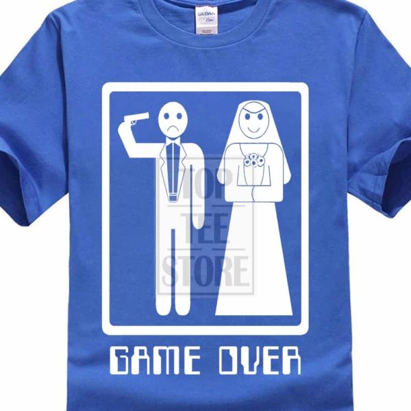 Pánské stylové tričko Game Over - Xxxl, White