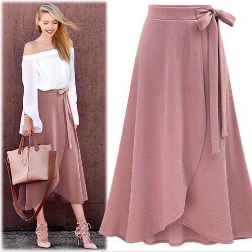 Dámská luxusní retro sukně Ginna  - Xxxl, Pink