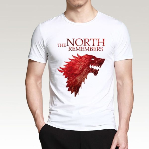 Luxusní pánské tričko TheNorthRemembers - Xxl, White