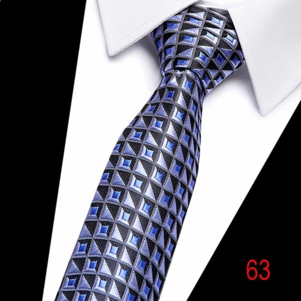 Pánská elegantní hedvábná kravata - 92