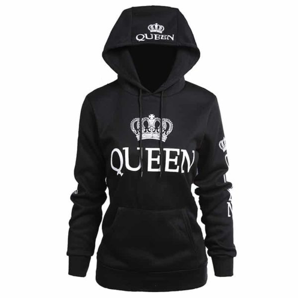 Stylová mikina pro páry King a Queen - Xl, Queen