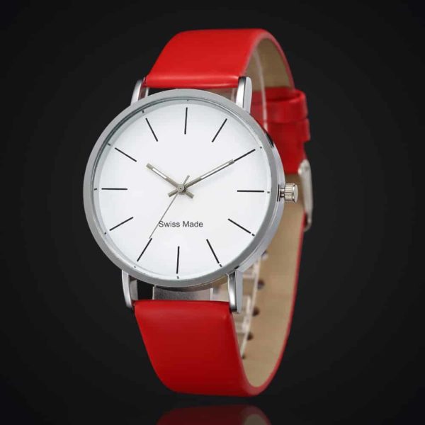Jednoduché pánské hodinky Relogio - White