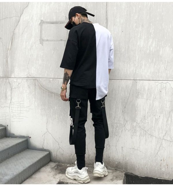 Stylové černé kalhoty pro muže - Xxl, Black