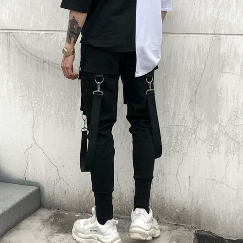Stylové černé kalhoty pro muže - Xxl, Black
