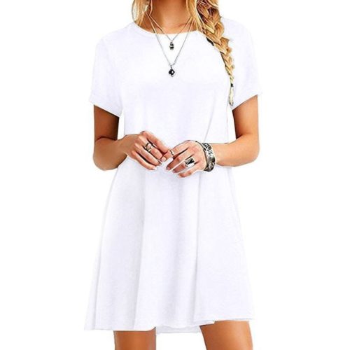 Dámské Basic šaty Angela - Xxl, White