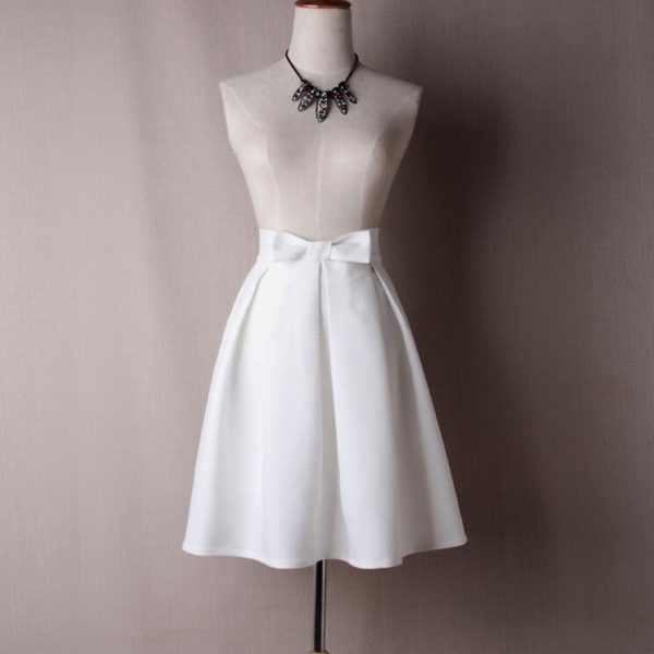 Dámská stylová sukně - Xxl, White