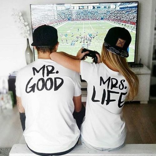 Stylová párová trička Good Life - Xxxl, Mrs-tshirt
