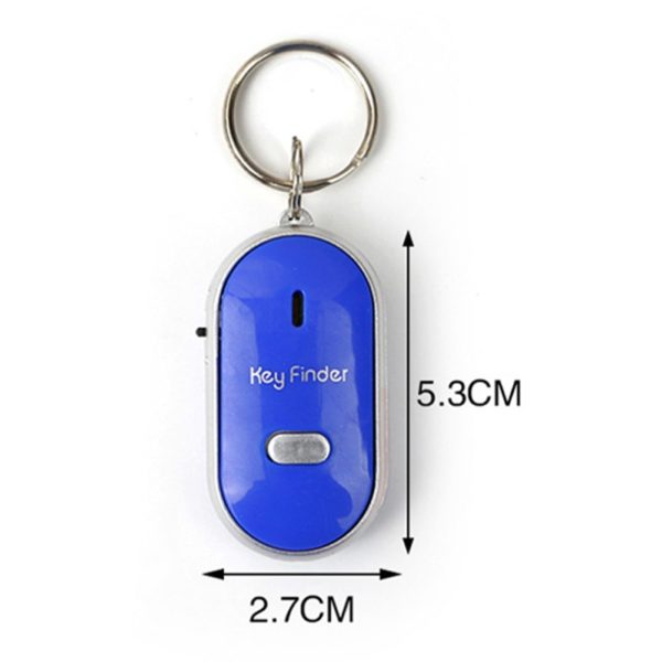 Mini lokátor klíčů Whistle GI8 na písknutí - Black
