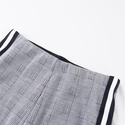 Dámské elastické kalhoty - L, Gray-pant