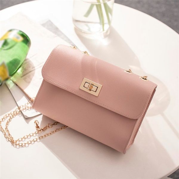 Modní jednoduchá kabelka - Pink