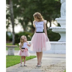 Stylová souprava pro matku a dceru - 110, Pink