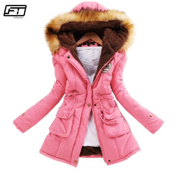 Dámská zimní bunda s kožíškem SARA - Xxxl, 10