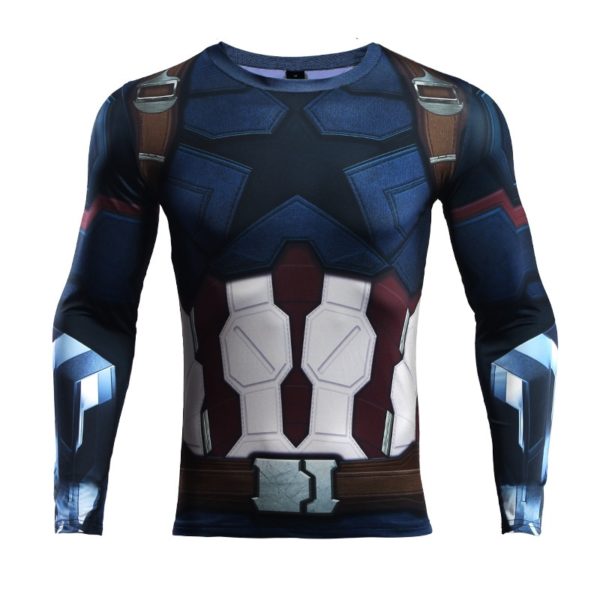 Pánské kompresní tričko Avengers - Ntc-05, 4xl