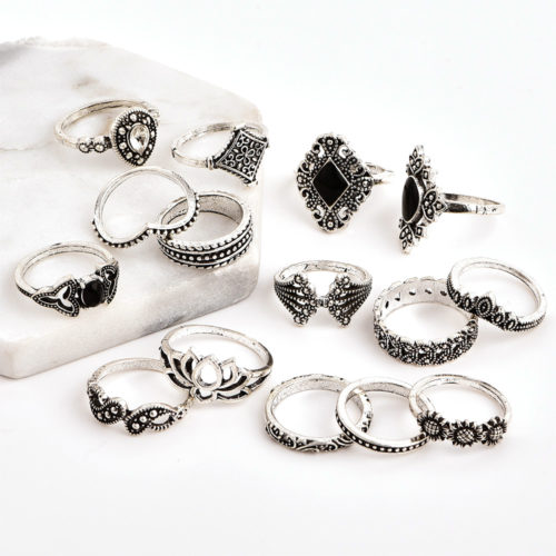 Luxusní set prstenů Bohemian