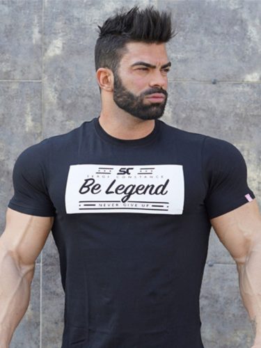 Pánské fitness triko Be Legend - Xxl, White2