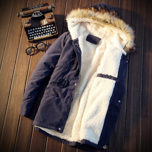 Pánská stylová zimní bunda Arthur - 4xl, Navy-blue