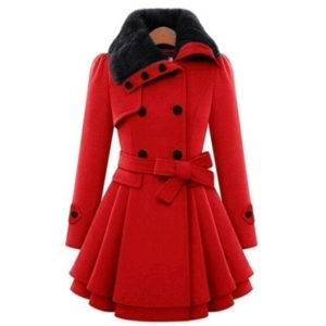 Dámský zimní kabát Velia - 1-red, S
