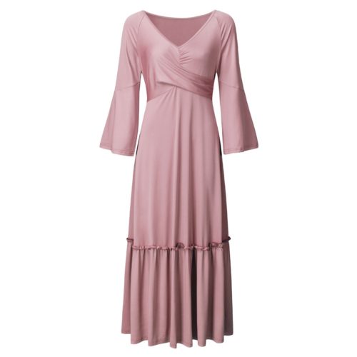 Dámské dlouhé šaty Taylor - 2xl, Pink