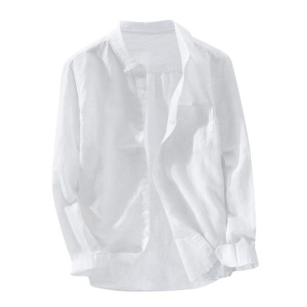 Pánská bavlněná košile Flores - Xxxl, White