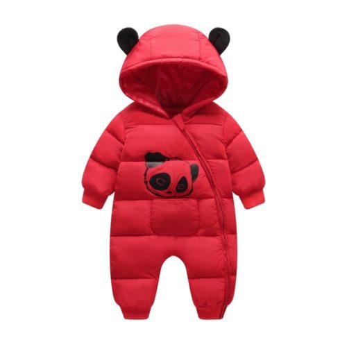 Dětská zimní kombinéza Panda - 100, Red