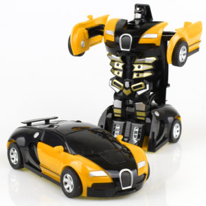 Bugatti Veyron Transformer pro děti - Yellow