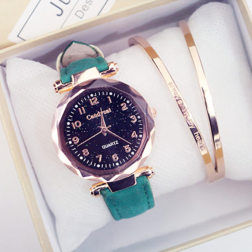 Moderní dámské hodinky Dilin - Brown-color