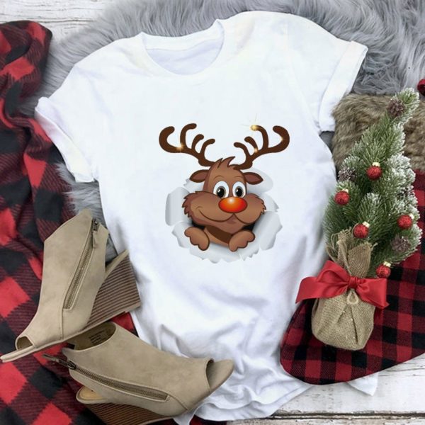 Dámské tričko s vánočním motivem - Xxl, Yh-2741