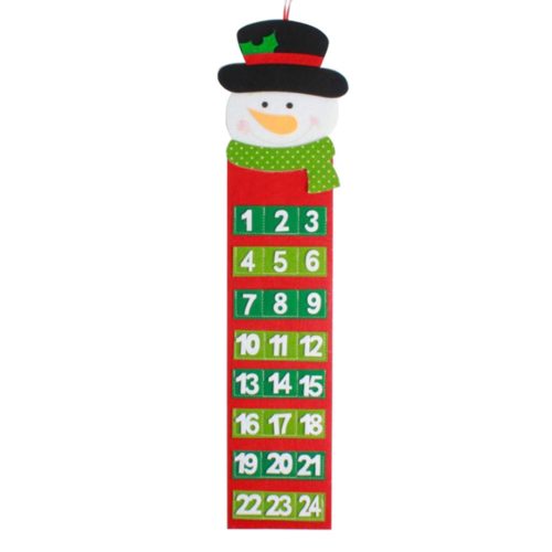 Krásný Vánoční kalendář Snowman - B
