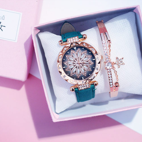 Luxusní dámské hodinky Luna Mitchell - Beige-bracelet