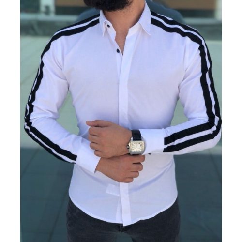 Moderní pánská košile Bassett - Xxl, White