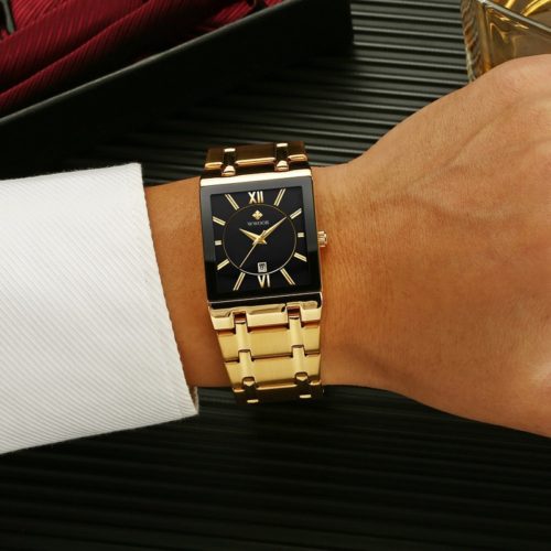Pánské módní hodinky Shepherd - Full-black-box