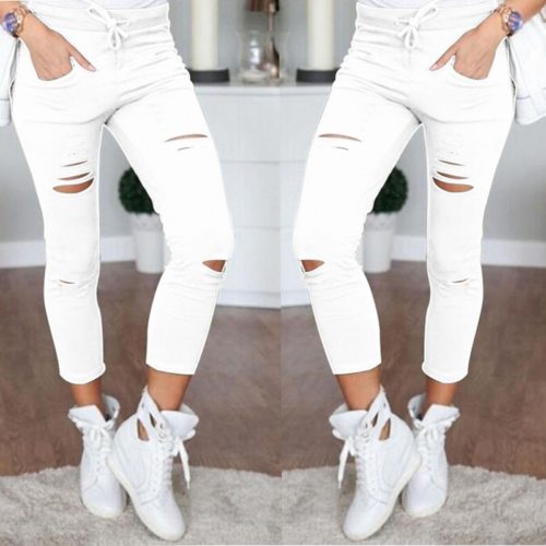 Stylové dámské kalhoty Caple - Xxl, White