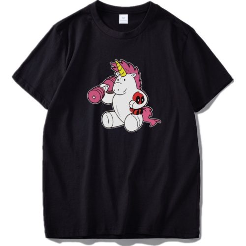 Pánské bavlněné triko Unicorn - Xxl, Black10