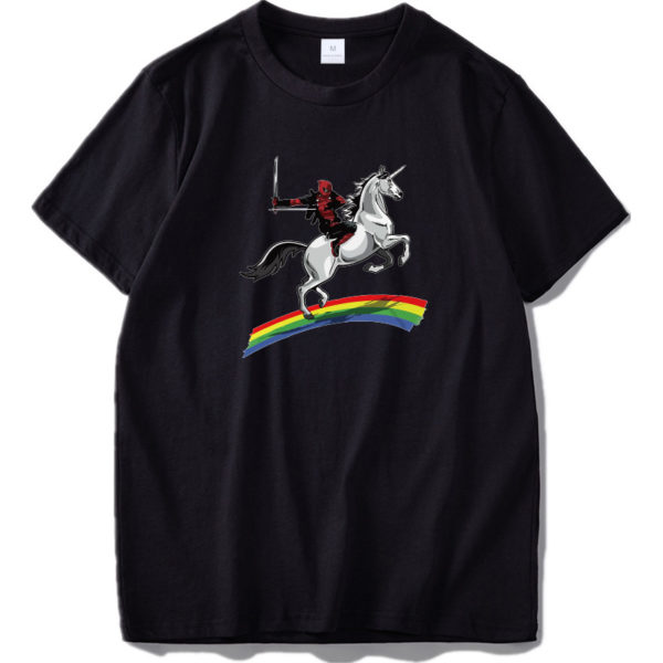 Pánské bavlněné triko Unicorn - Xxl, Black10