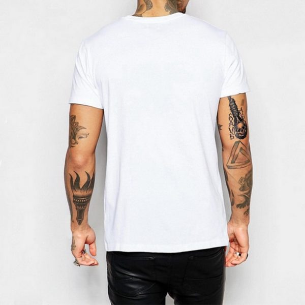 Pánské vkusné tričko AnimalKing - Xxl, White