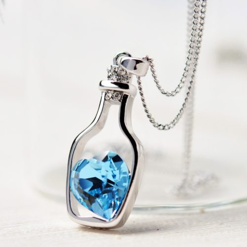 Dámský náhrdelník Crystal - Blue