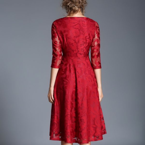 Dámské společenské šaty Cindy - 5xl, Red