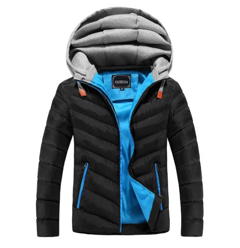 Pánská stylová zimní bunda Blush - 4xl, Blue
