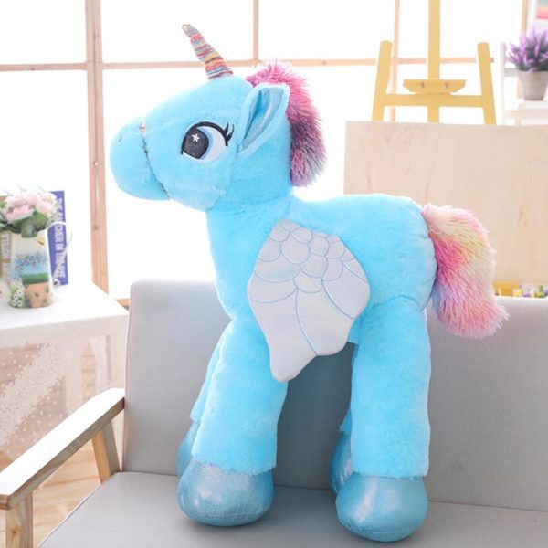 Dětský roztomilý plyšák Unicorn - 60cm, Pink