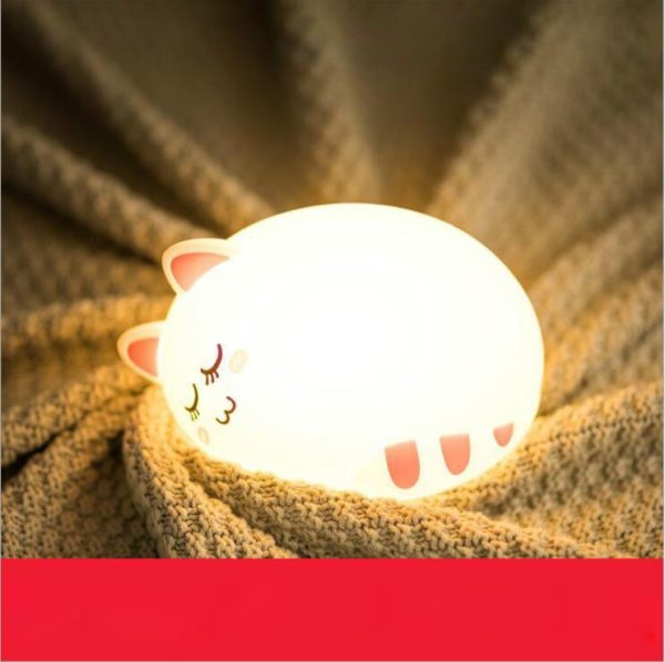 Roztomilá noční lampička Cat - 3