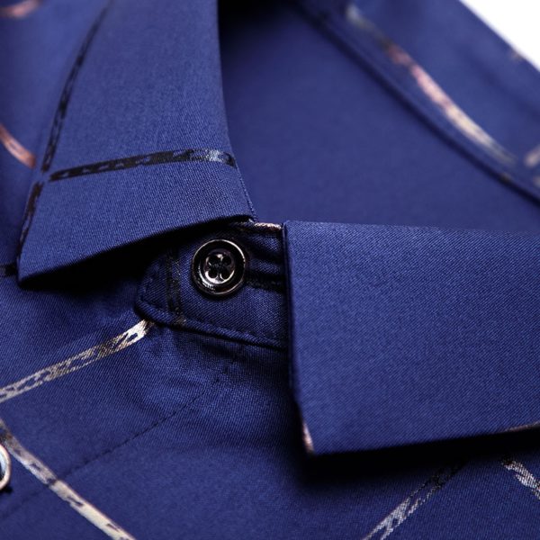 Pánská elegantní košile Huxley - Xxxl, Navy-blue