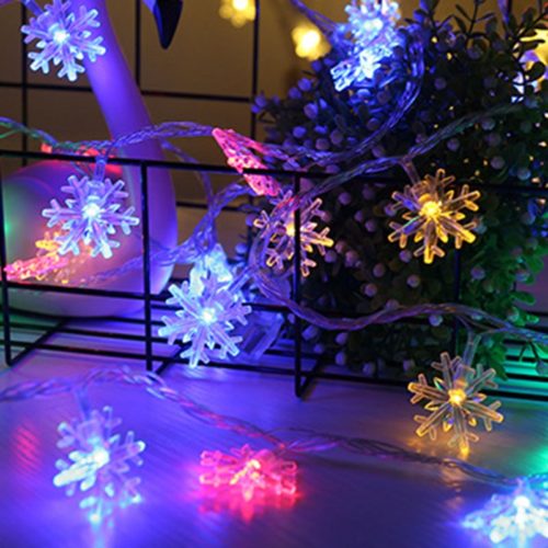 Vánoční LED řetěz Snow - 2m-multicolor