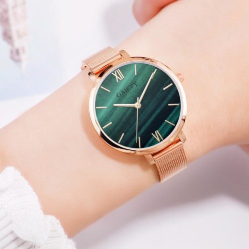 Elegantní dámské hodinky Belt - Green