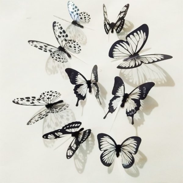 Ozdobné nálepky s Motýlky - 104