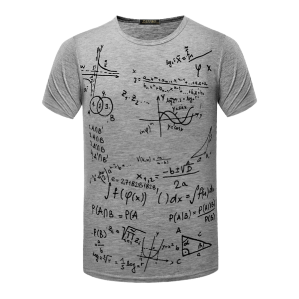 Pánské tričko Matematic - 3xl, White