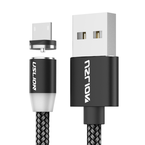 Magnetický USB kabel Mauree - 1m, For-type-c-black