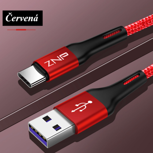 Rychlonabíjecí kabel USB C Pearl - 0-15m, Red