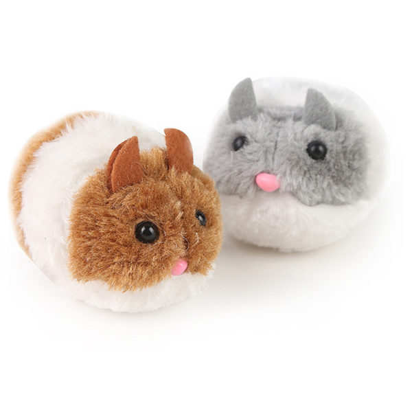 Natahovací morče pro kočky a psy Cute Furry - Gray
