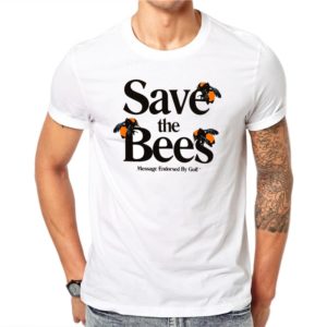 Pánské tričko Save The Bees - Xxxl, White